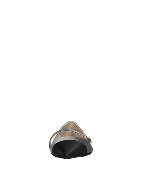 Ballerine in tessuto N°21 | CPXNV18013 X023GRIGIO-NERO